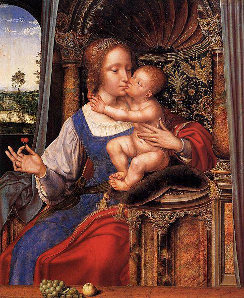 Quentin Matsys The Virgin and Child oil painting picture